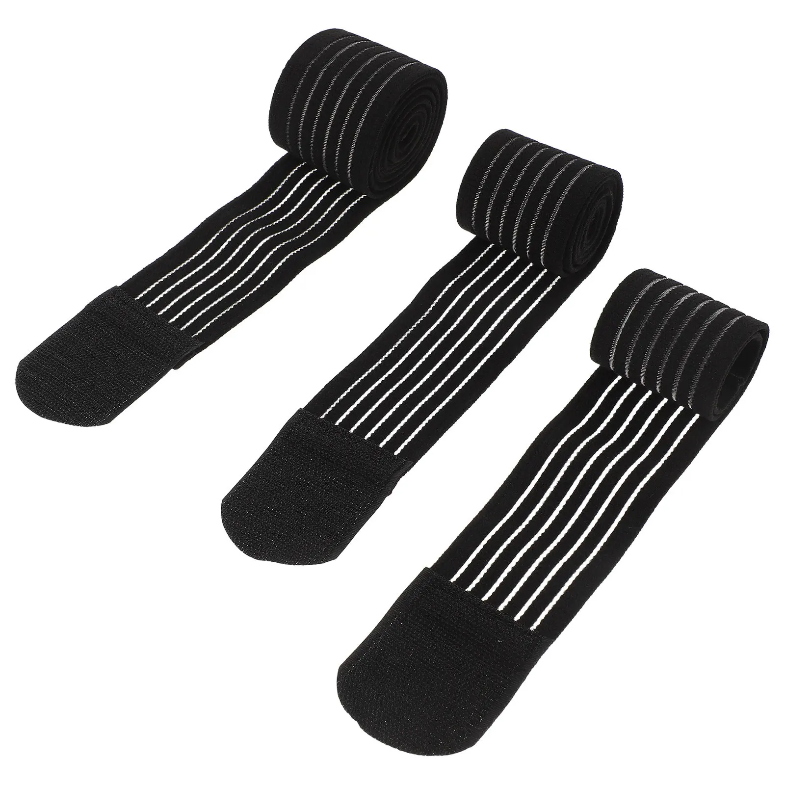 3PCS Ice Pack Straps Adjustable Elastic Band 40cm 90cm 150cm Knee Ankle Cooling Bag Holder Wrap Fixation Belt