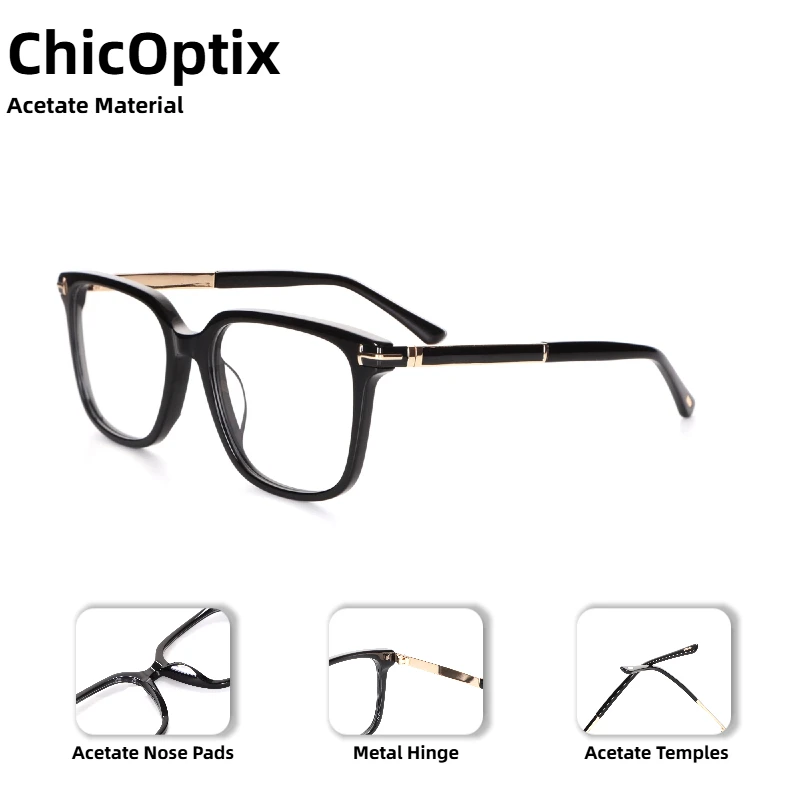 Gafas ópticas Retro de lujo para mujer, anteojos con diseño de nicho clásico y elegante, montura de acetato texturizado de alta calidad