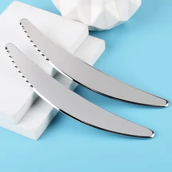 Stainless Steel Gua Sha Guasha Plate Massager Tool Scraper Physical Therapy Loose Muscle Meridian Massage Machine Spa Board Tool