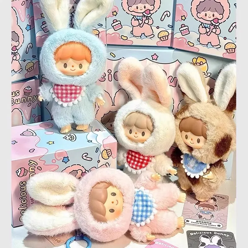 Zzoton Delicious Bunny Labubu Zhuo Dawang Delicious Bunny Series Blind Box Trendy Play Vinyl Plush Doll Gifts