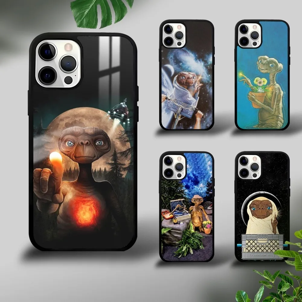 E.T. The Extra-Terrestrial Movie Phone Case For iPhone 16 15 14 13 12 11 Pro Xs Max Mini Plus Celulares Hard Funda