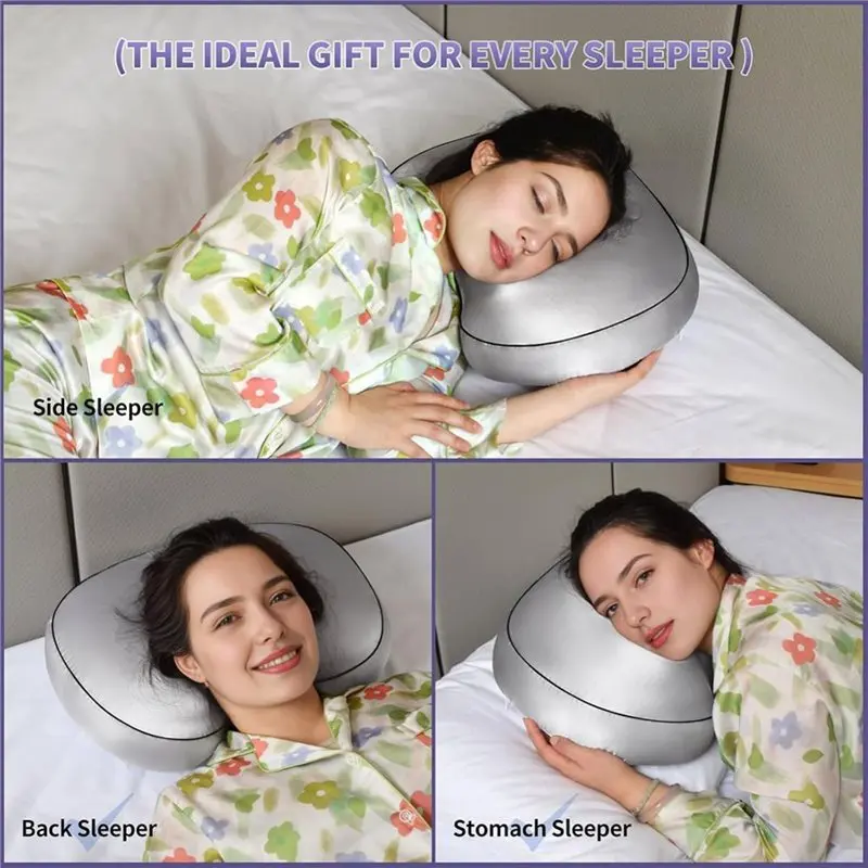 

MCGS-Hypoallergenic Ear Piercing Pillow With 3.5" Ear Hole Relief, Side Sleeper Support For Orthopedic Comfort