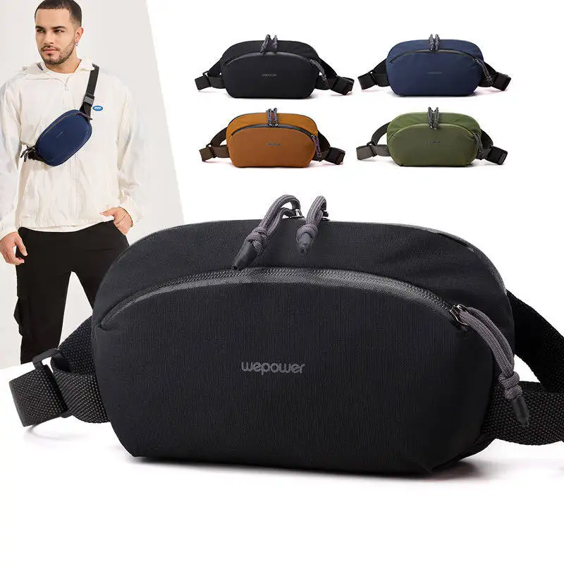

New Men's Chest bags duffle bag Personality travel bag Fashion Sports Commuting Travel Single Shoulder Crossbody Phone