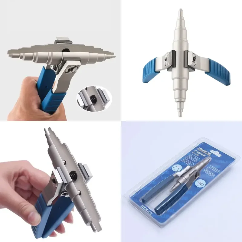 For VST-22B Universal Manual Copper Tube Expander Set 1/4 3/8 1/2 5/8 3/4 7/8 Inch Soft Pipe Flaring Tool