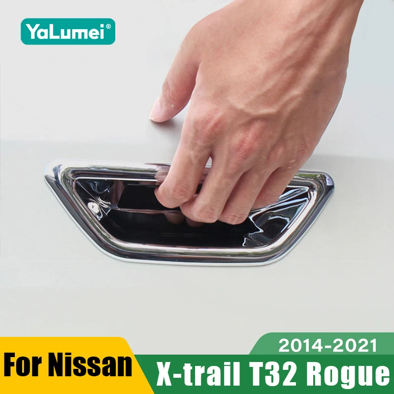 Für Nissan X-trail Xtrail T32 Rogue 2014 2015 2016 2017 2018 2019 2020 2021 Auto Hinten Schwanz türgriff Schüssel Abdeckung Zubehör