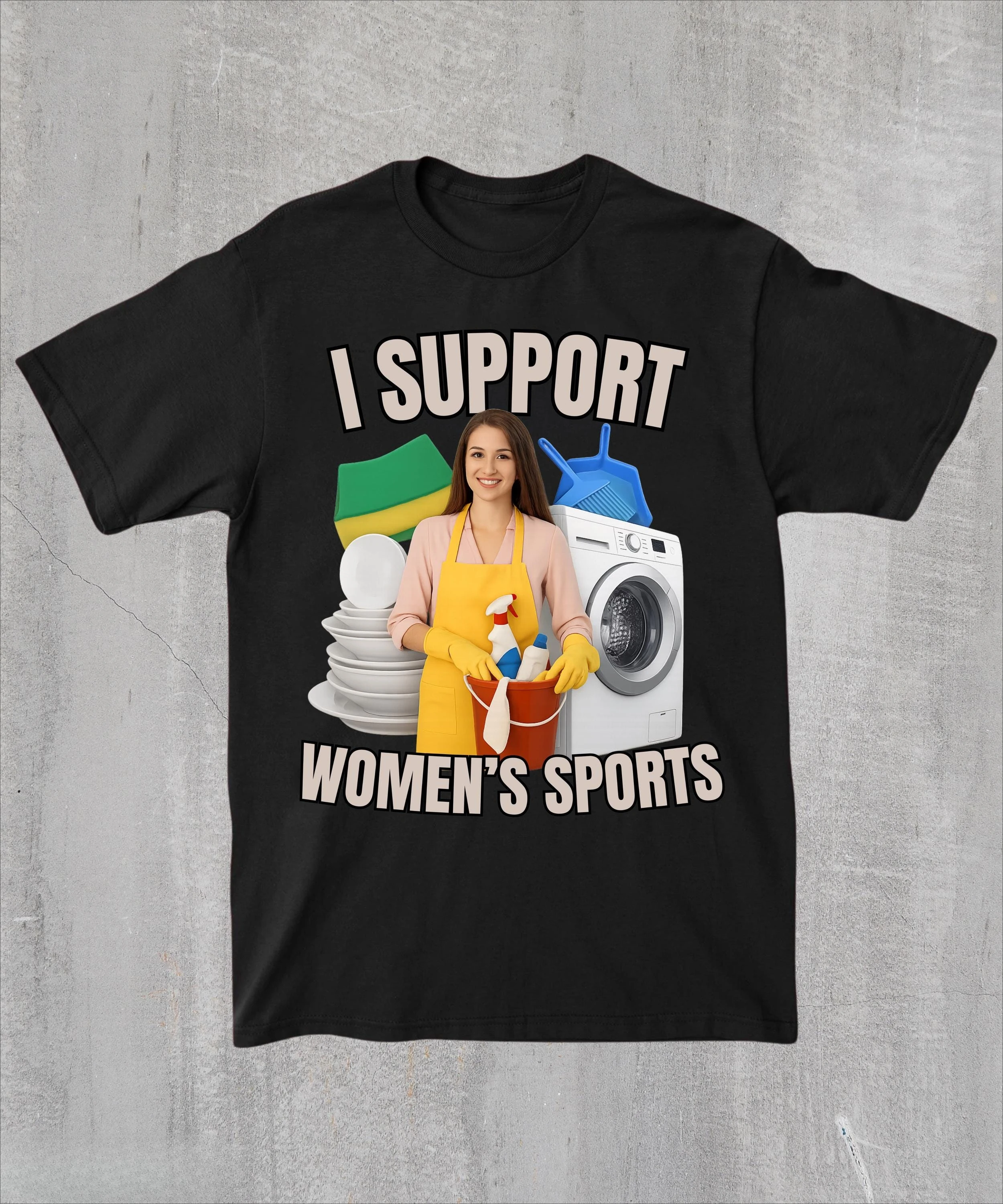 I Support Women's Sports Funny Offensive Sarcastic Humor T-shirt Men Women T Shirt Streetwears Fashion Hip Hop Clothing T Shirts