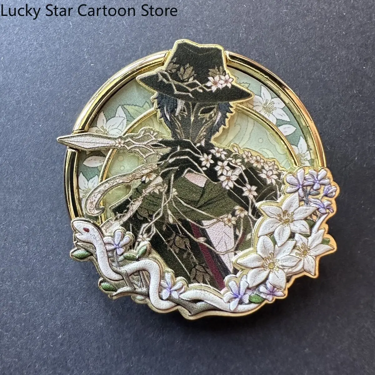 Белая гвардия и черная гвардия Identity V Jack Эмма Вудс, металлическая брошь для косплея, булавка для сумки, подвеска, коллекция, игра, подарок на Хэллоуин