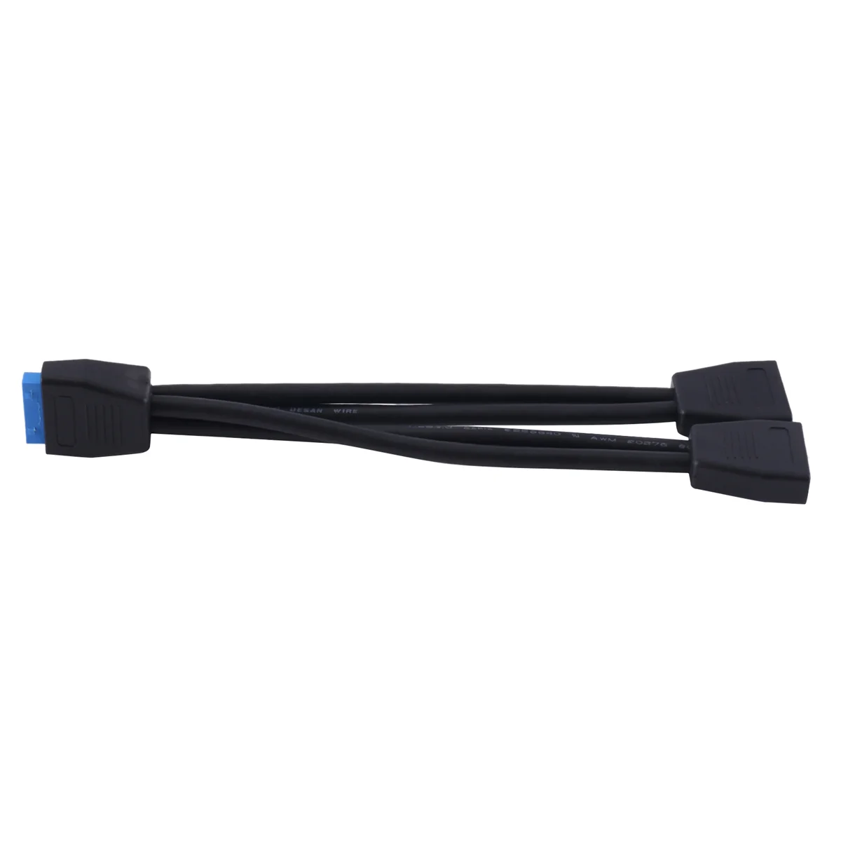Small Mini USB 3.0 19 Pin/20Pin Internal Extension Header 1 To 2 Adapter Splitter Cable for Motherboard