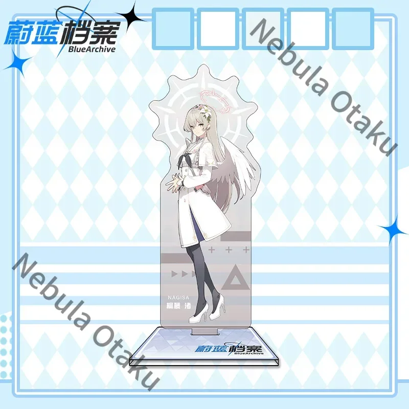 Blue Archive Natsume Iroha Ajitani Hifumi Hele Kakinaka Sorasaki Hina Rikuhachima Aru Sunaookami Shiroko Standing Sign Cosplay