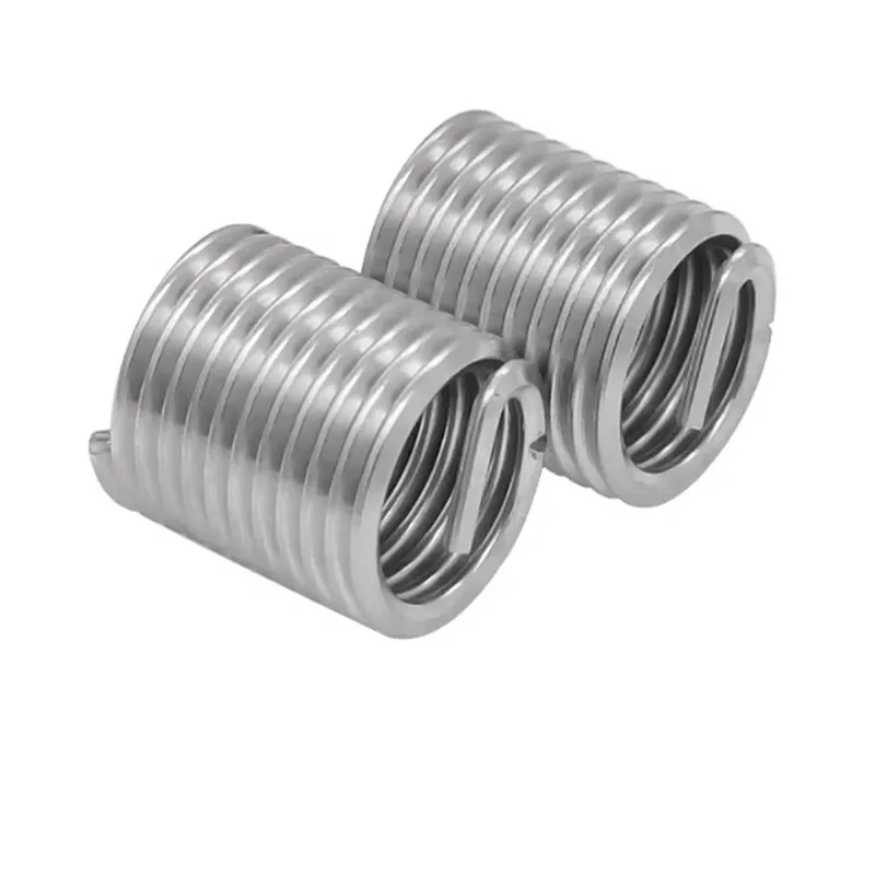 10pcs M8*1.25*1D-3D/M10*1.5*1D-3D Wire Thread Insert , M6 Screw Bushing , 304 stainless steel Wire Screw Sleeve Thread Repair