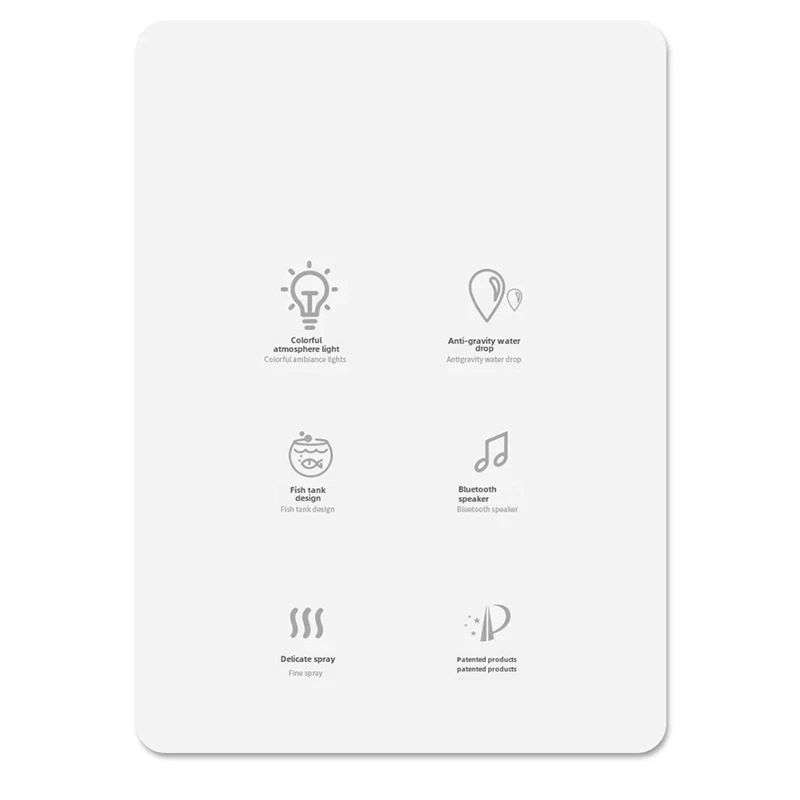 

Bluetooth Speaker with Humidifier and Atmosphere LightJAS