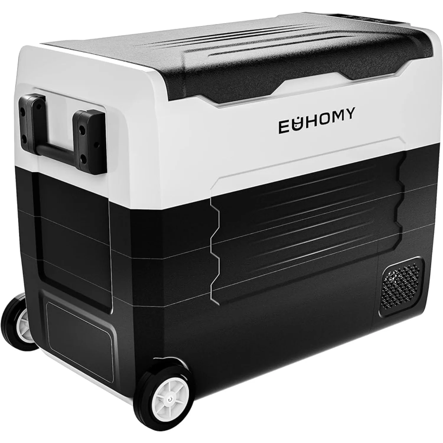 

EUHOMY 12 Volt Refrigerators, -4℉~68℉, 58 Quart Portable Freezer Electric Cooler 12/24V DC & 120-240V AC, Removable Divider