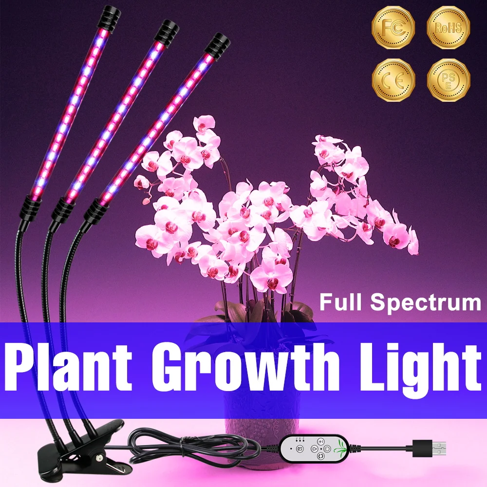 

LED Grow Light For Indoor Plant Full Spectrum Phytolamp IP66 Waterproof Hydroponics Growing Lamp Flower Seeds Growbox LED Light