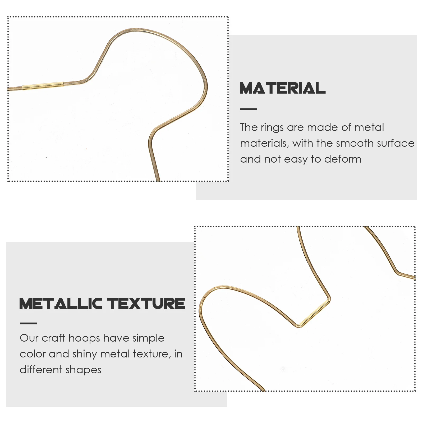 

18Pcs Metal Rings for DIY Dream Catcher Wreath Hoops Crafts Home Decor Supplies Flower Metal Rings Flower Wreath Hoops