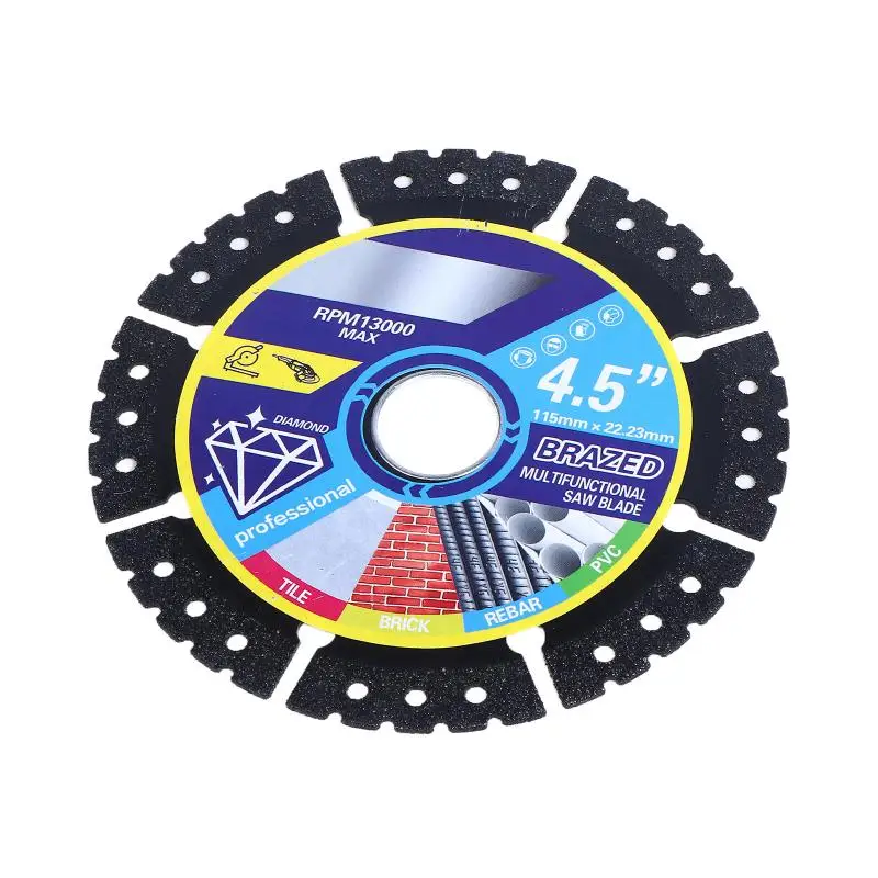 

NEW 115mm Metal Cutting Diamond Blades Angle Grinder Cutting Disc Grinding Wheel Tool For Steel Concrete Stone Marble Cutting