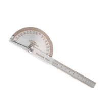 180 Degree Stainless Steel Protractor Angle Finder Rotary Measuring Ruler Measuring Ruler Woodworking Tools for Measuring Angles