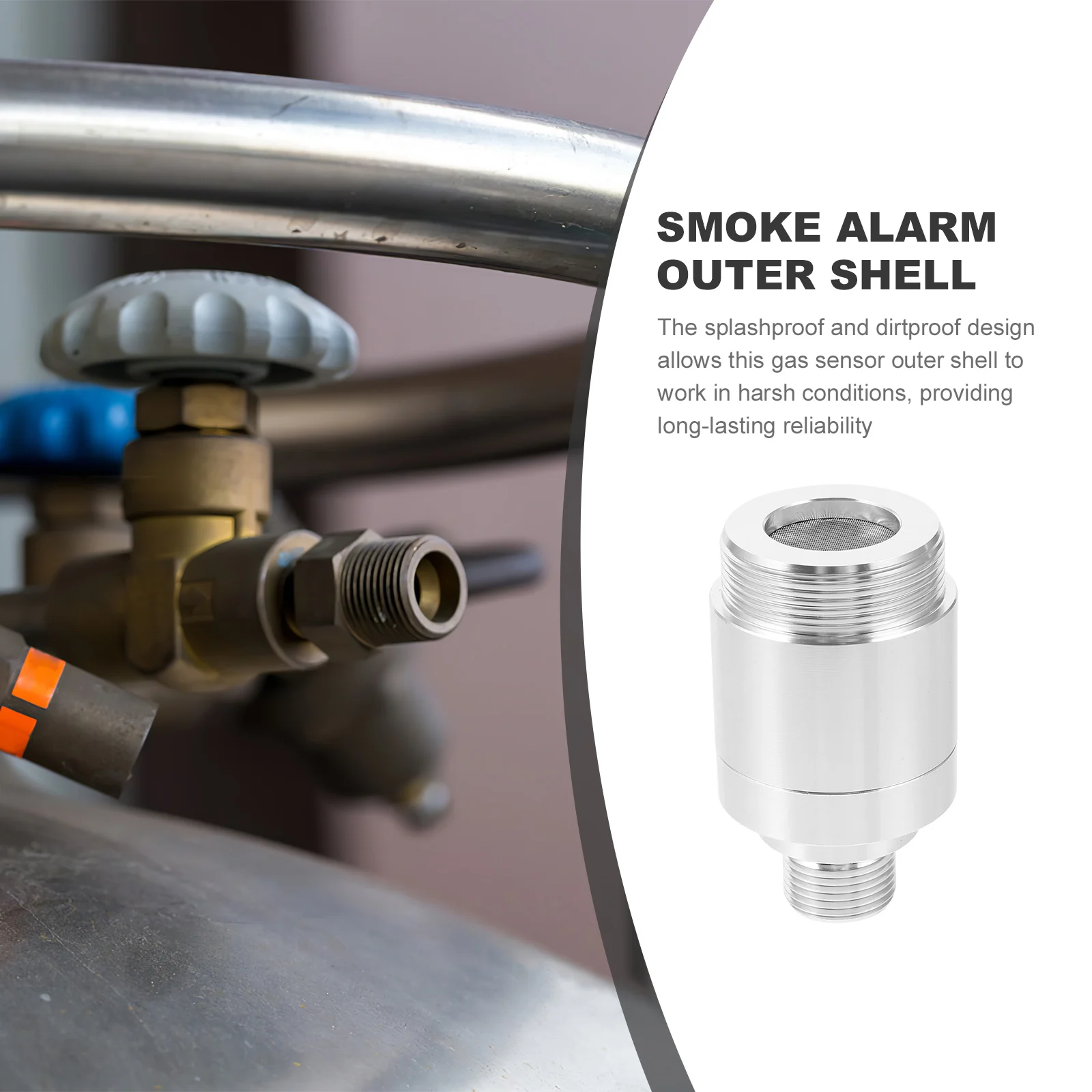 

s Gas Sensor Enclosure Aluminum Alloy Compatible Multiple Models Gas Detection Housing Cover