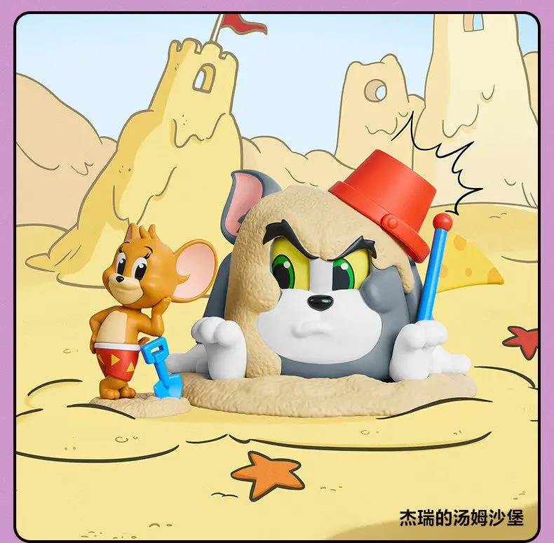 Original POPMART Tom und Jerry Mischief Land Serie Blind Box Sammlerstück Desktop-Ornament Actionfiguren Modelle Spielzeug Geburtstagsgeschenk – Detail 10