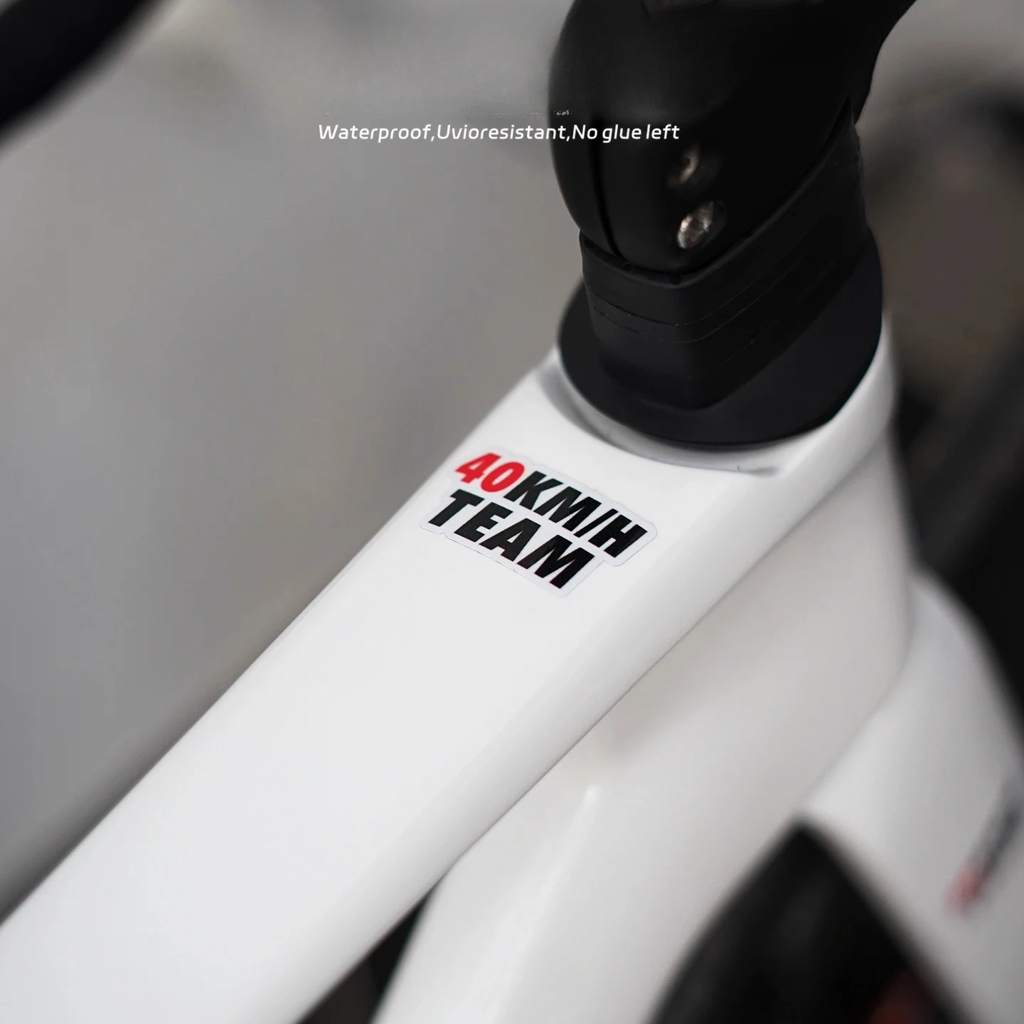 ملصقات دراجة لفريق سرعة ركوب الدراجات لإطار الدراجة العلوي، ملصقات مقاومة للماء لركوب الدراجات، ملصقات إطار دراجة الطريق