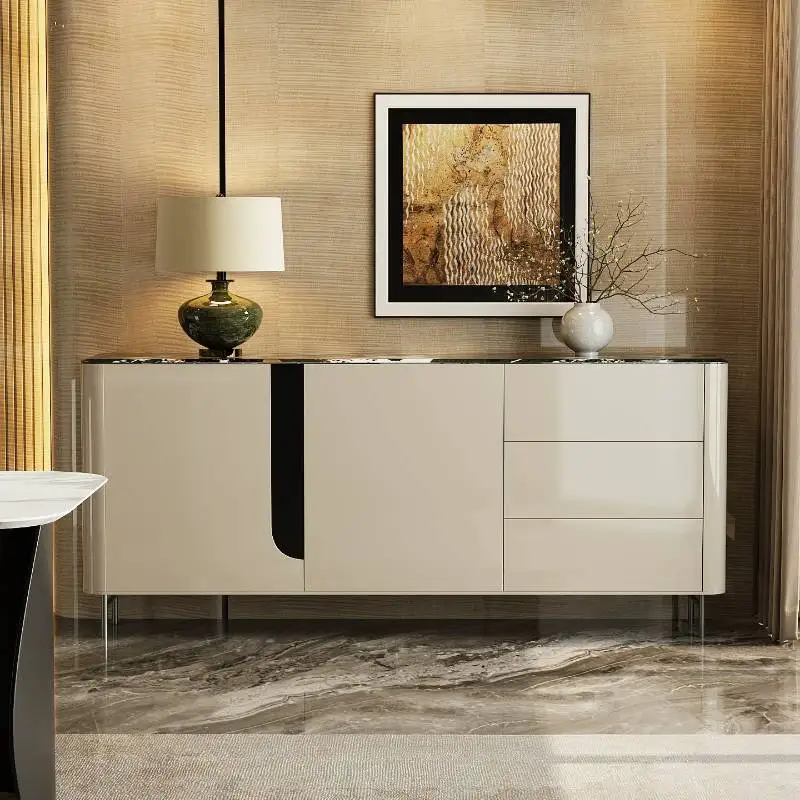 Nordic Classic Living Room Cabinets Dustproof Wooden Luxury Living Room Cabinets Modern Narrow Meuble Rangement Furniture Home