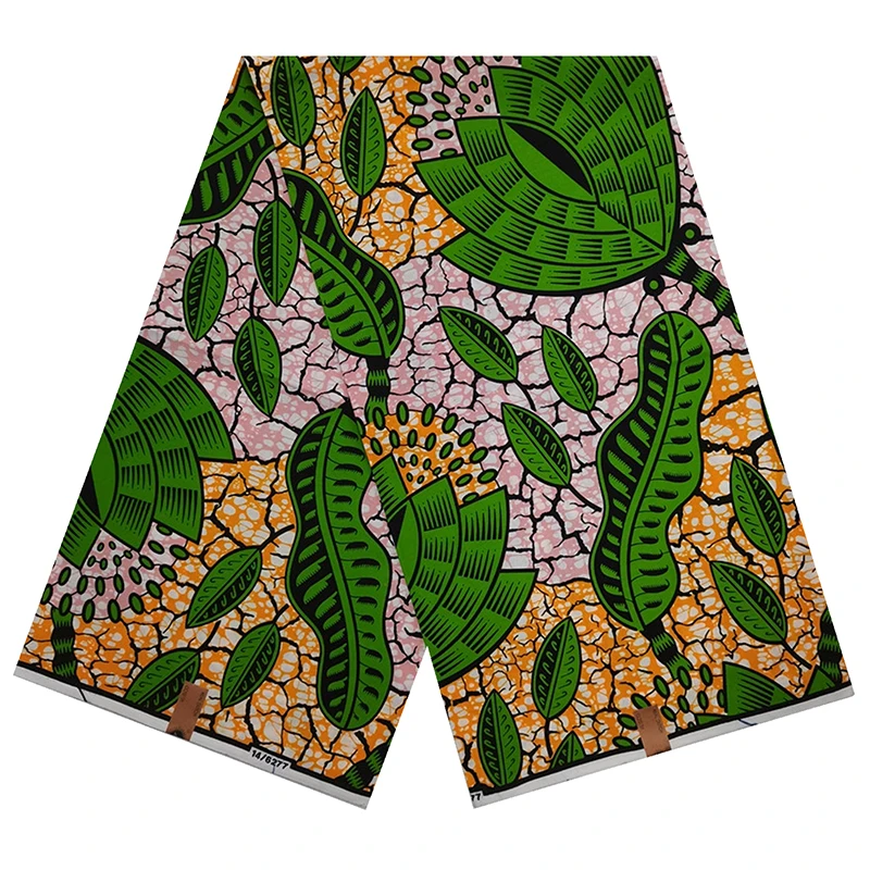 Nieuwste ontwerp Nigeriaanse vrouwen traditionele waxprints stof outfit echte 100% katoen zachte doek Ankara naaien jurken 6 yards