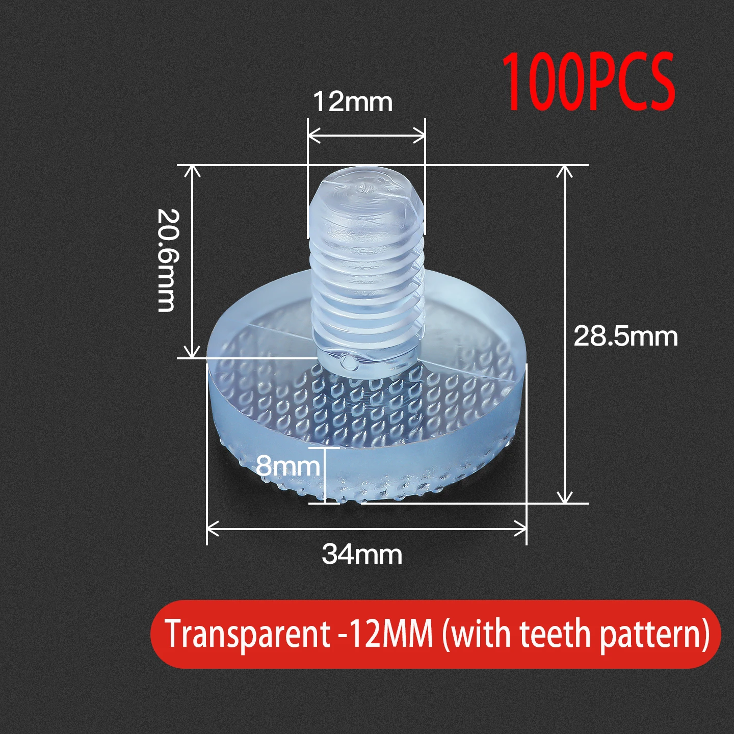 Variant: 12(with teeth)100pcs