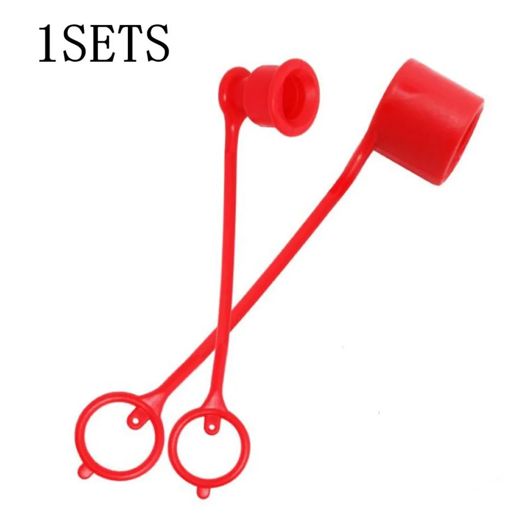 1Set Hydraulic Quick Connector Dust Cap Quick Coupler Coupler Dust Cap For Oil Pressure Pipeline Connecting Power Tools Parts