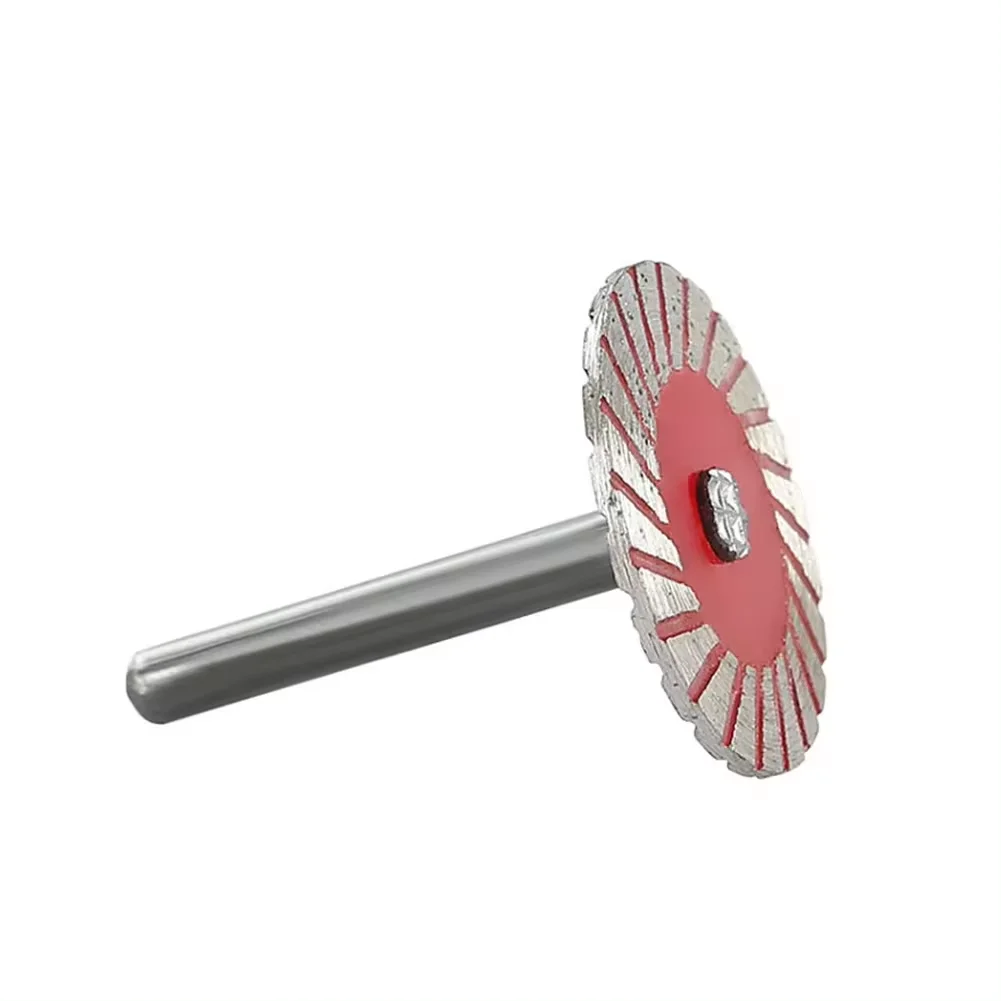40mm Diamond Cutting Disc, Turbo Mini Saw Blade for Granite Marble Ceramic Tile, Stone Carving Tool 6mm Shank