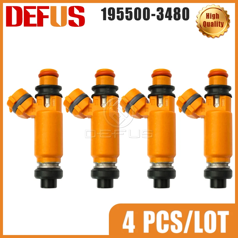 DEFUS 4/6/8PCS 195500-3480 Pièces automobiles, buse d'injecteur pour Suzuki Esteem Ford Subaru Mazda, pièces de carburant du moteur