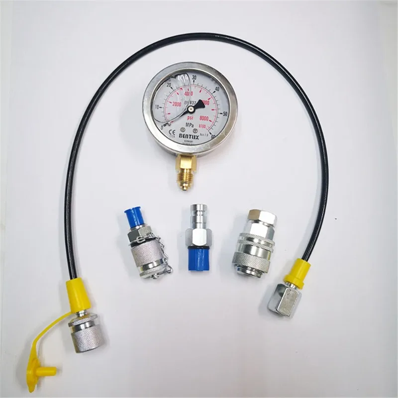 

For E320 CT Quick Connector Male Female E315 Pressure Gauge Pressure Test Hose Connector E330 Hydraulic Pump Test Connect