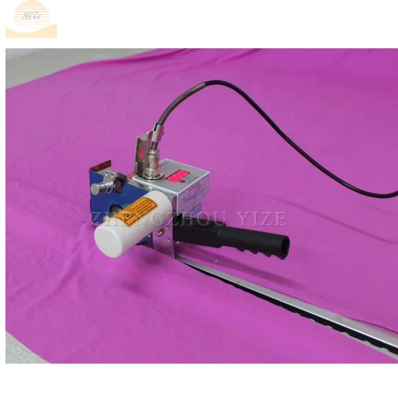 Industrial cloth cutting machine textile fabric end cutter machine Electric Round Knife Cloth End edge Cutter Apparel