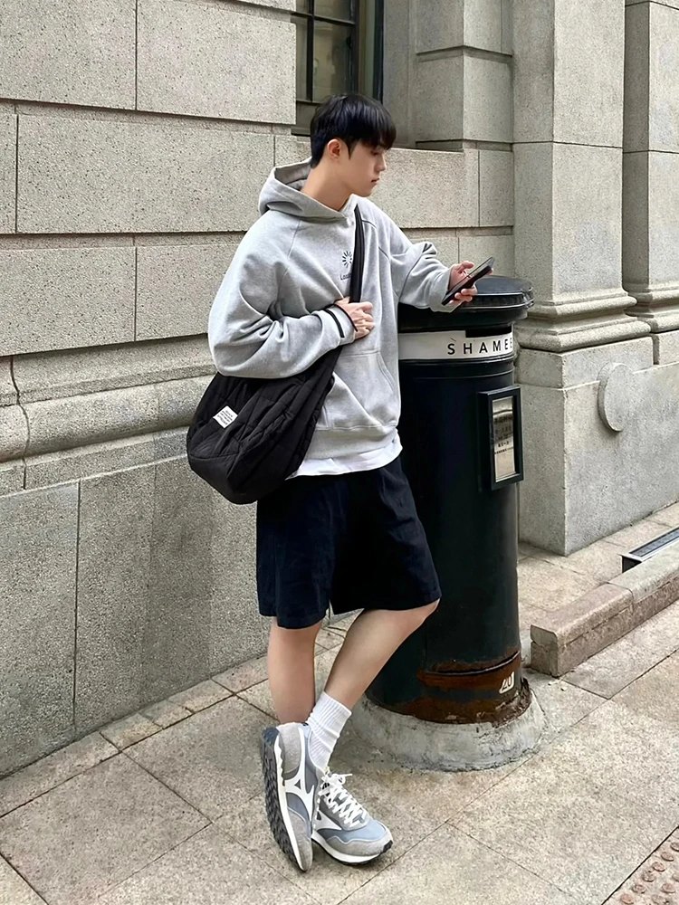 

Bla Workwear orts Men's Summer American High Street Casual Sports Pants Trendy Brand Haome High-End Straight Tube Five...