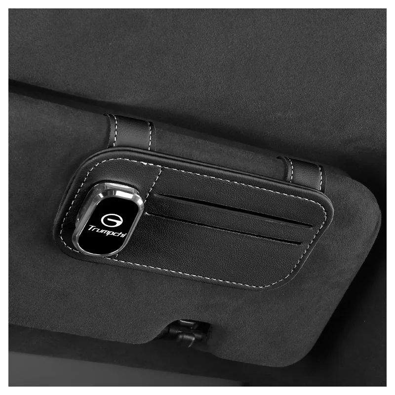 

Car Sun Visor Glasses Holder For Trumpchi GE3 GS3 GS4 GS5 GS8 GA4 GA6 GA8 Car Accessories Car Creative Sunshade Sunglasses Clip