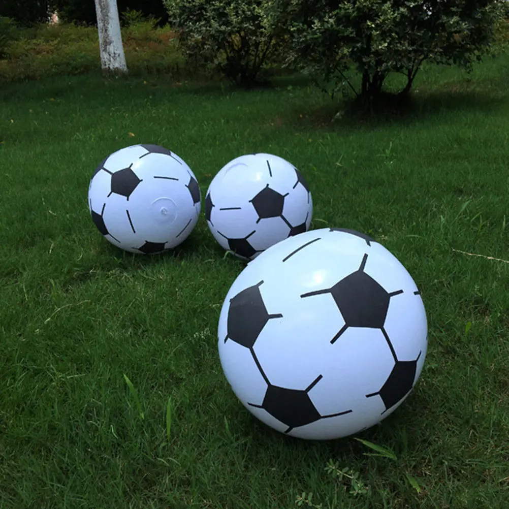 

Набор из 10 надувных футбольных мячей: безопасные детские мячи для бассейна, летних пляжных вечеринок, карнавалов, игр в помещении и на улице, надувные игрушечные мячи