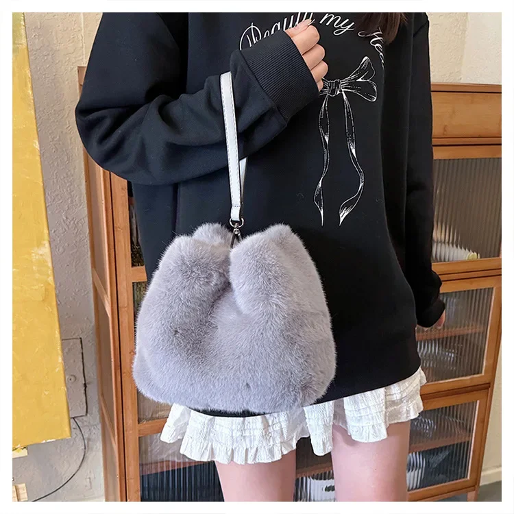 2024NEW Women's Handbags Underarm Bags Leopard Plush Shoulder bags Animal Print Bag Messenger bolsa feminina Crossbody bag сумки