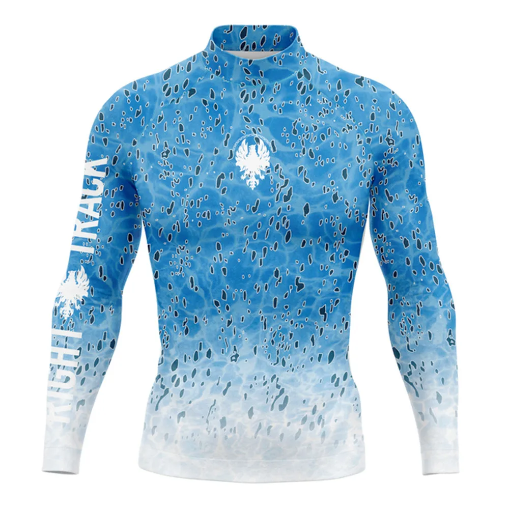 Men's Rash Guard Swimming Shirts Lycra Quick Dry Swimming Surfing Diving Tops Upf 50+ Ropa Surf Shirt Gym Water Sport Clothing