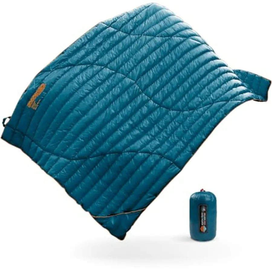 

Ultralight Down Camping Blanket for outdoor travel, beach, hammock, backpacking 650 fill power goose down, ultralight 1.35lbs,