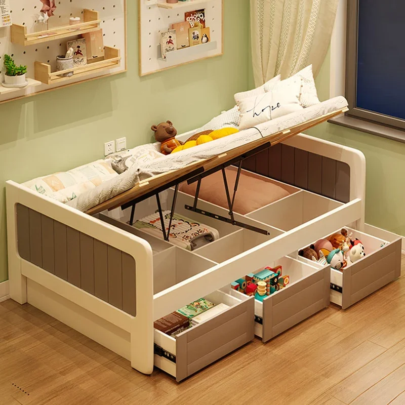 Storage Drawers Double Bed Comferter Relaxing Small Children Double Bed Twin Frame Camas De Dormitorio Bedroom Furniture