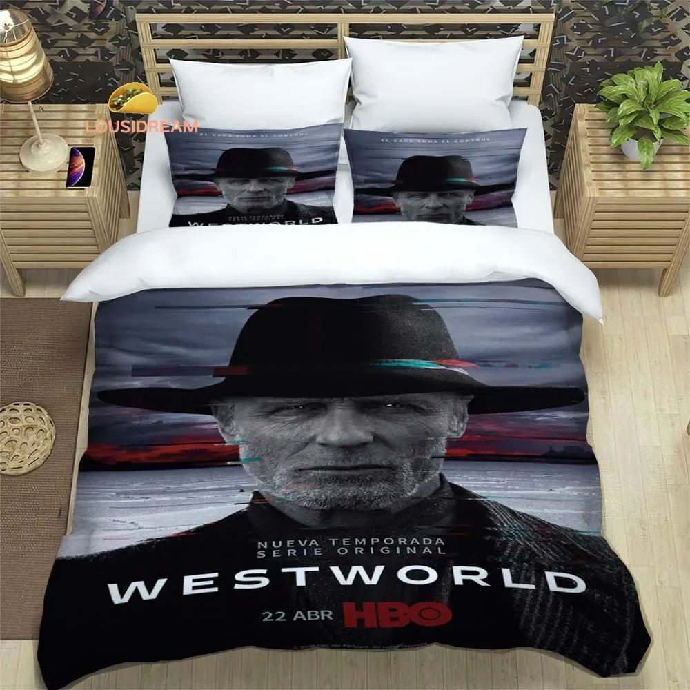 Science Fiction Westworld Sheets Quilt Covers Bedding Dormitory Sheets Three-piece Bedding Set Three-piece Soft Warm Bedding Set