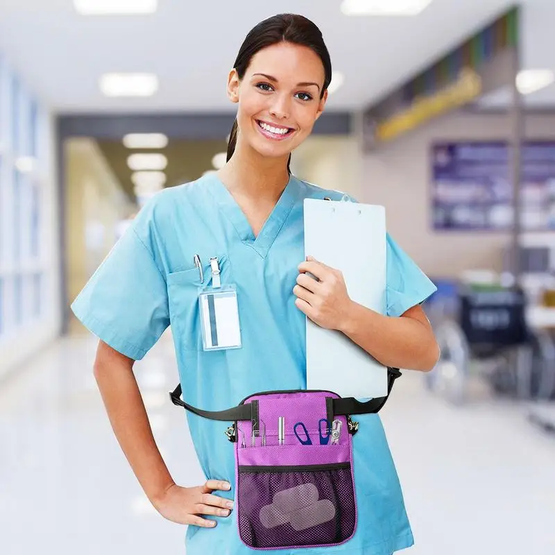 Nurse Organizer Fanny Pack Multi-Compartment Nursing Gear Pocket Nursing Fanny Pack For Nurses Nurse Fanny Pack Organizer Nurse