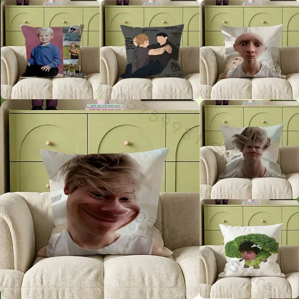 We Love S-Sam and Colby Cartoon Printing Pillowcase Customized Pillow Cover for Sofa Home Decor