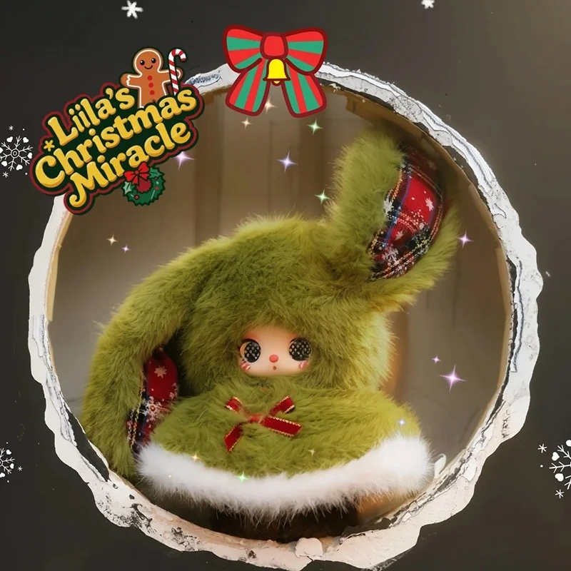 Nuevo en Stock Liila Navidad aventura muñeca de peluche hecha a mano Linda caja ciega colgante juguete para regalos de cumpleaños