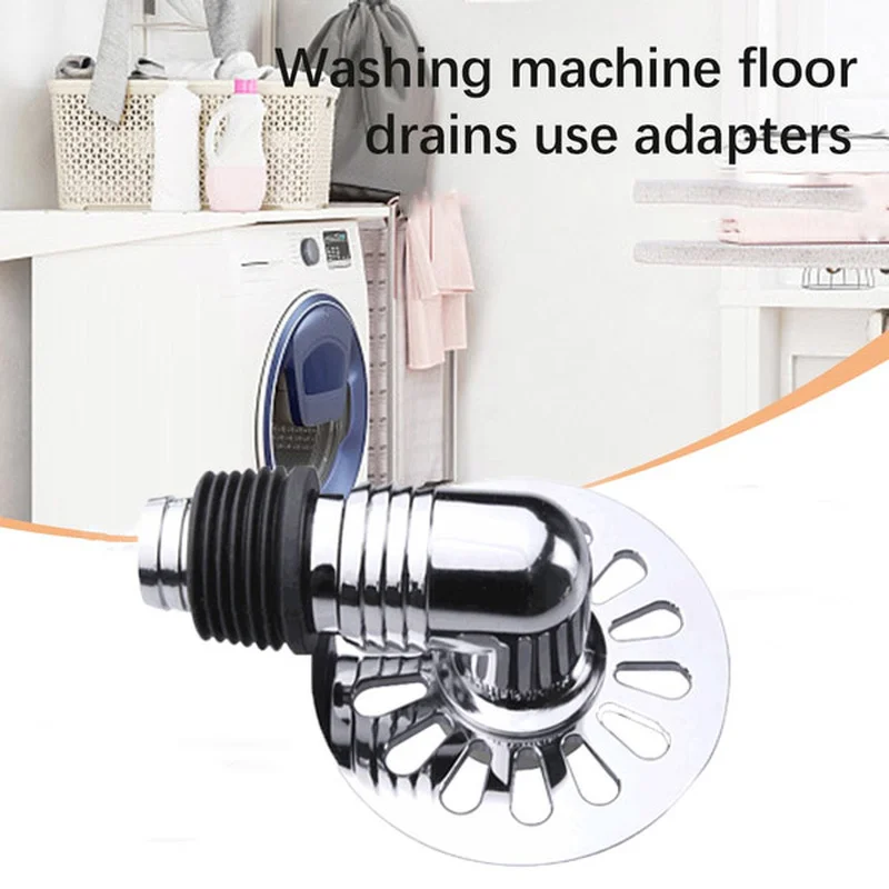 Washing Machine Floor Drain Joint Snap Joint Universal Sealing Ring Sewer Special Elbow Pipe Joint Household Washing Tool