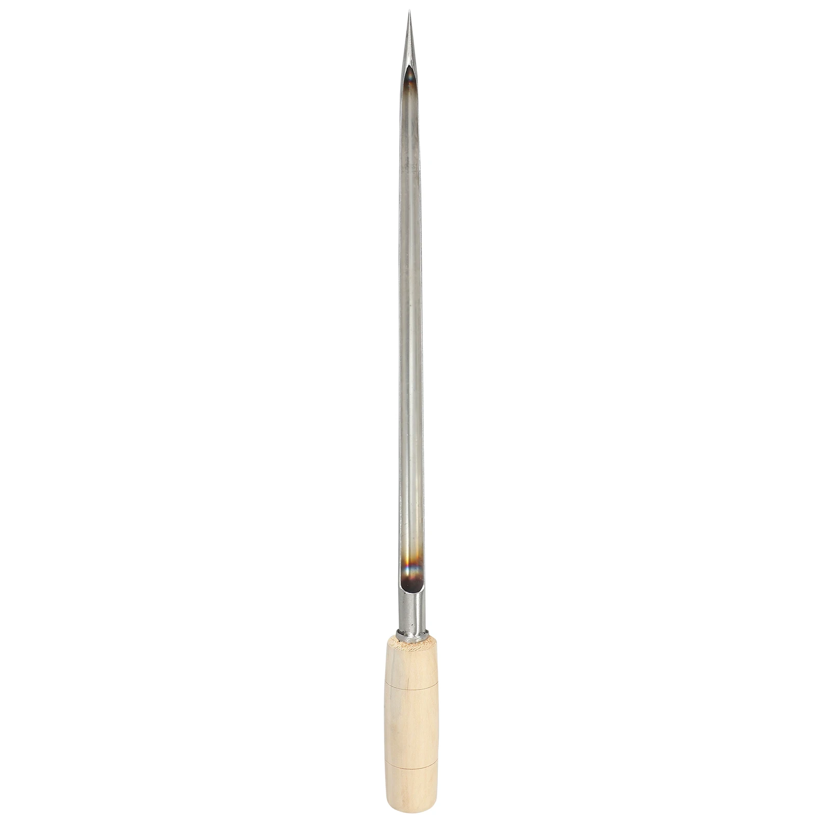 

Stainless Steel Grain Sampler 30cmx1 0cm Wood Handle for Wheat Corn Rice Powder Farm Agriculture Tool Soil Seeds Sampling