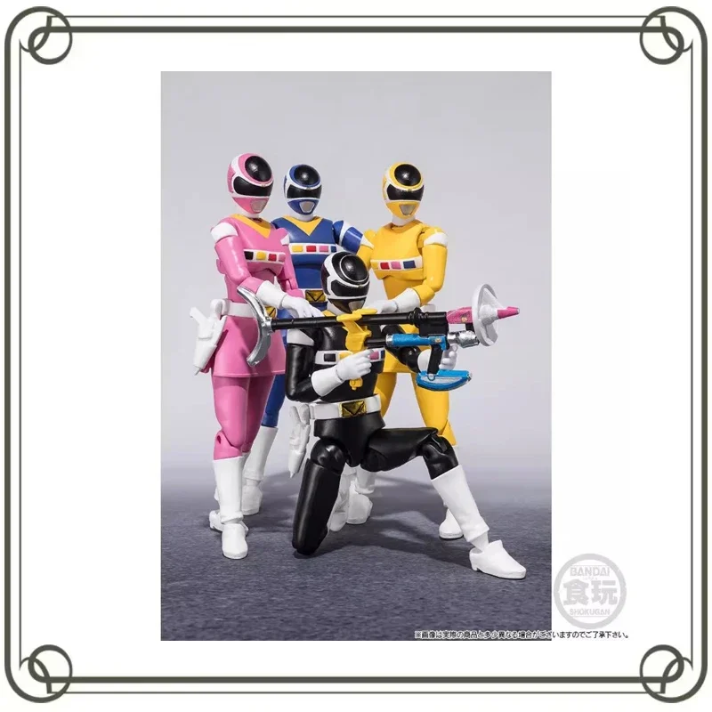 Denji Sentai Megaranger BANDAI SHODO SUPER Active Joint Anime Action Figures Model Kids Toy