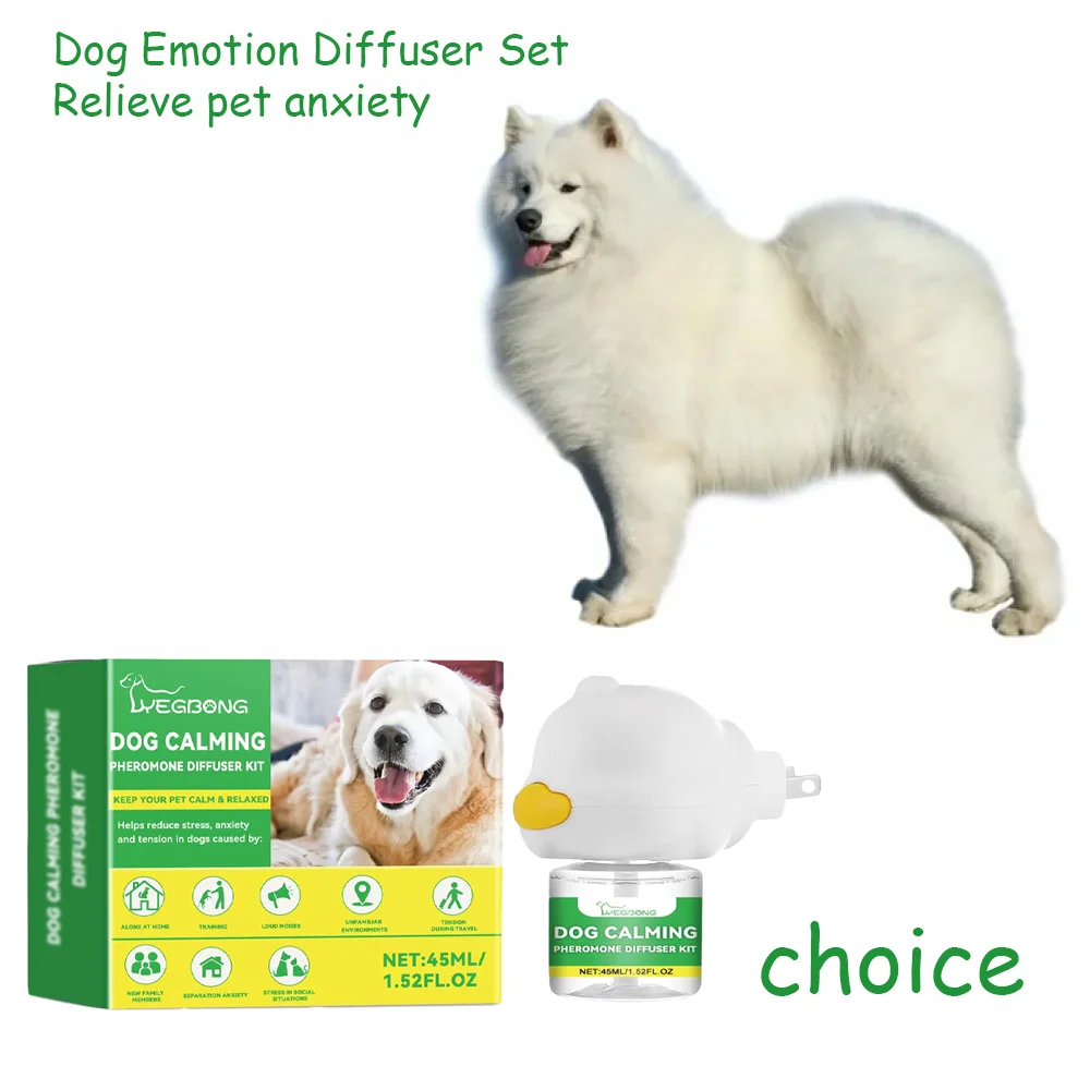 Pet Anxiety Relief Diffuser Set for Dogs - Home Environment Care Kit to Effectively Reduce Stress And Promote Calmness