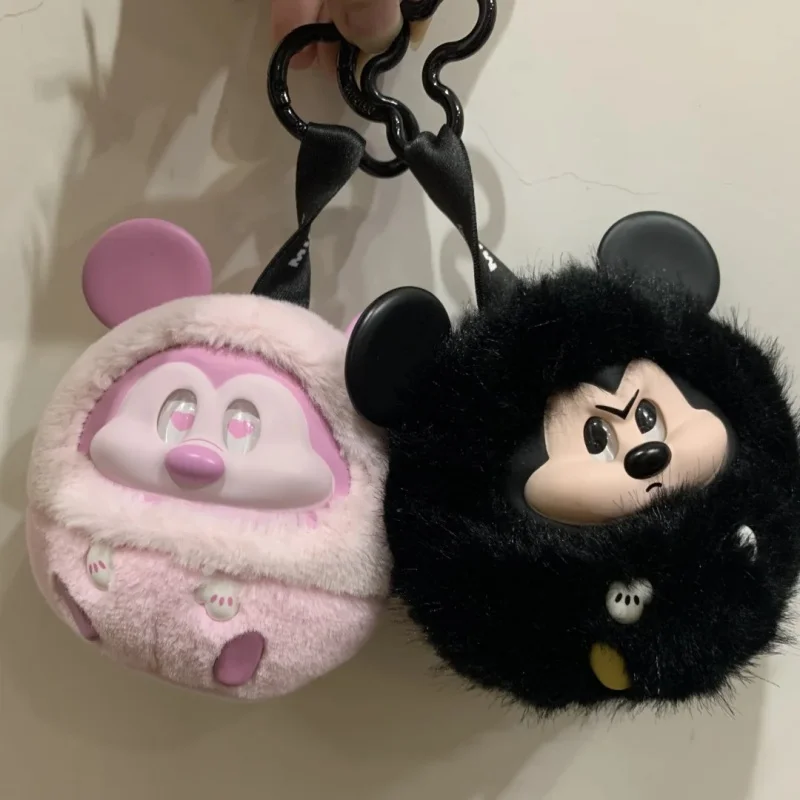 In Stock Disney Mickey Fun Crash Series Blind Box Vinyl Pendant Gift Collected Figure Anime Peripheral Girls Birthday Toys Gifts