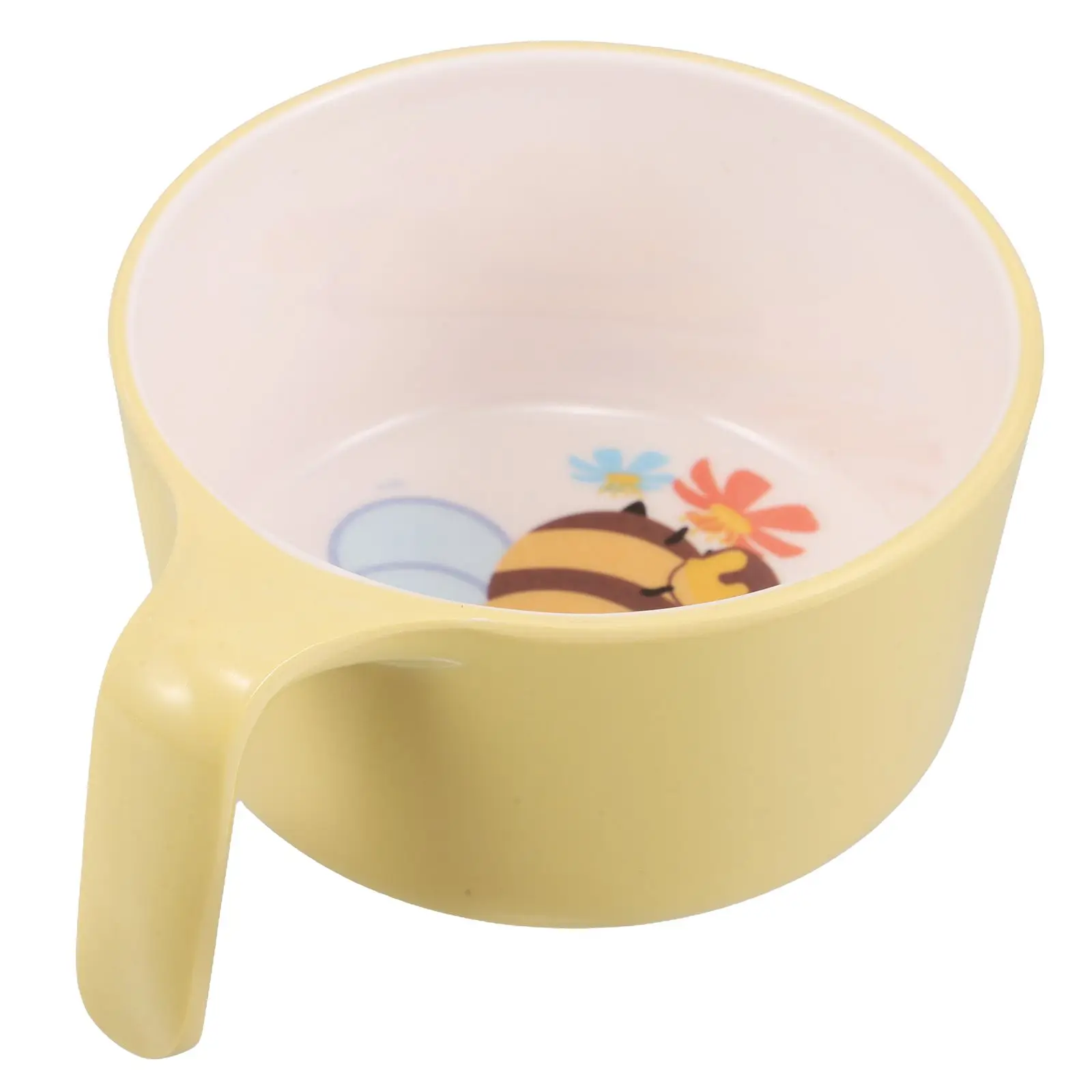 

Little Bee Tableware Kids Food Plate Cartoon Design Lightweight Durable Bees Fruit Serving Platter Toddler Forks Baby Boys Bowl