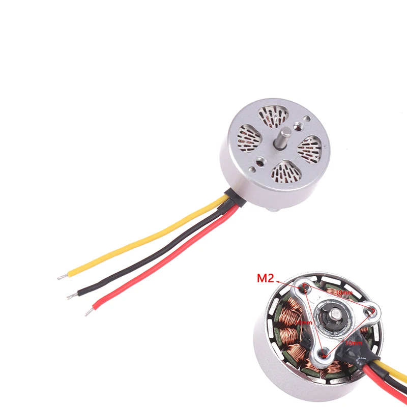 High Speed 2S-3S 2MM Shaft 2750KV Mini 18MM 3-phase Brushless Motor RC Drone FPV Quadcopter Aircraft Engine