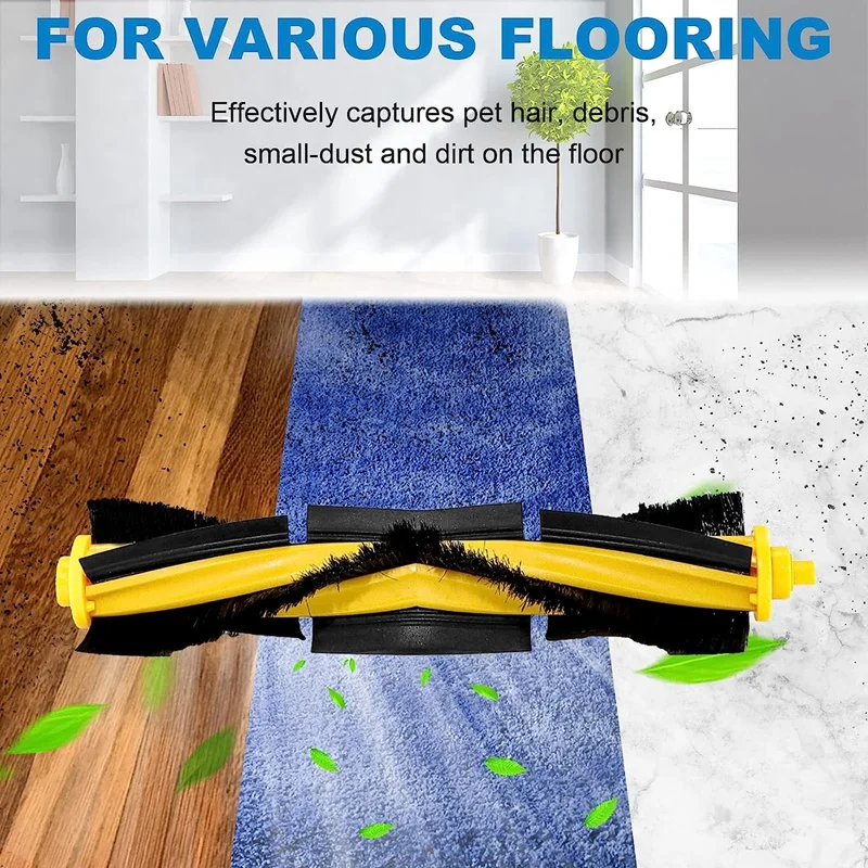 أفضل العروض قطع غيار لـ Ecovacs Deebot T8 T8 AIVI T8 Max 920 950 T5 N7 N8 Pro N8 + N8 Pro Plus مرشح الفرش الجانبية الرئيسية